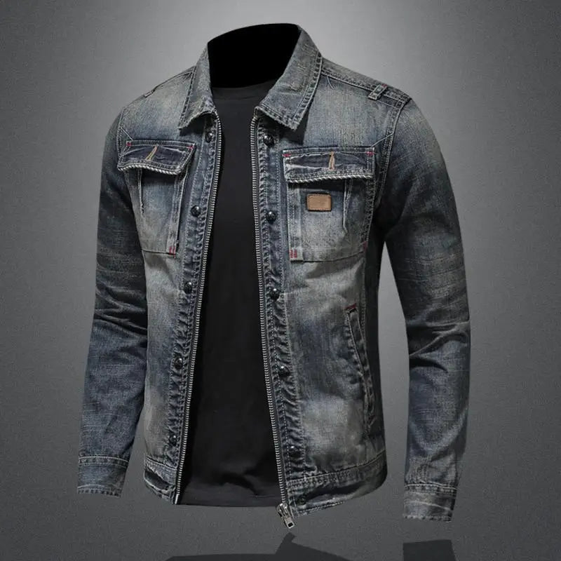 Carl Retro Denim Jacket | Tepsi