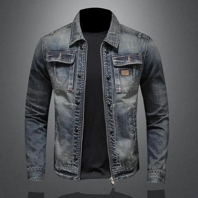 Carl Retro Denim Jacket | Tepsi