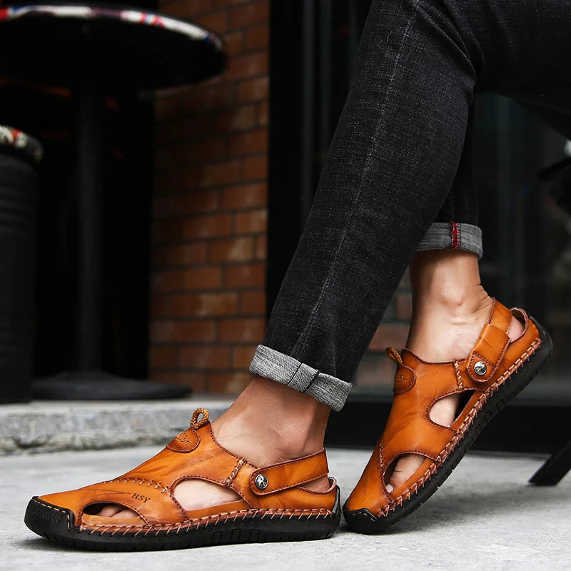 Orthopedic Leather Sandals | Tepsi