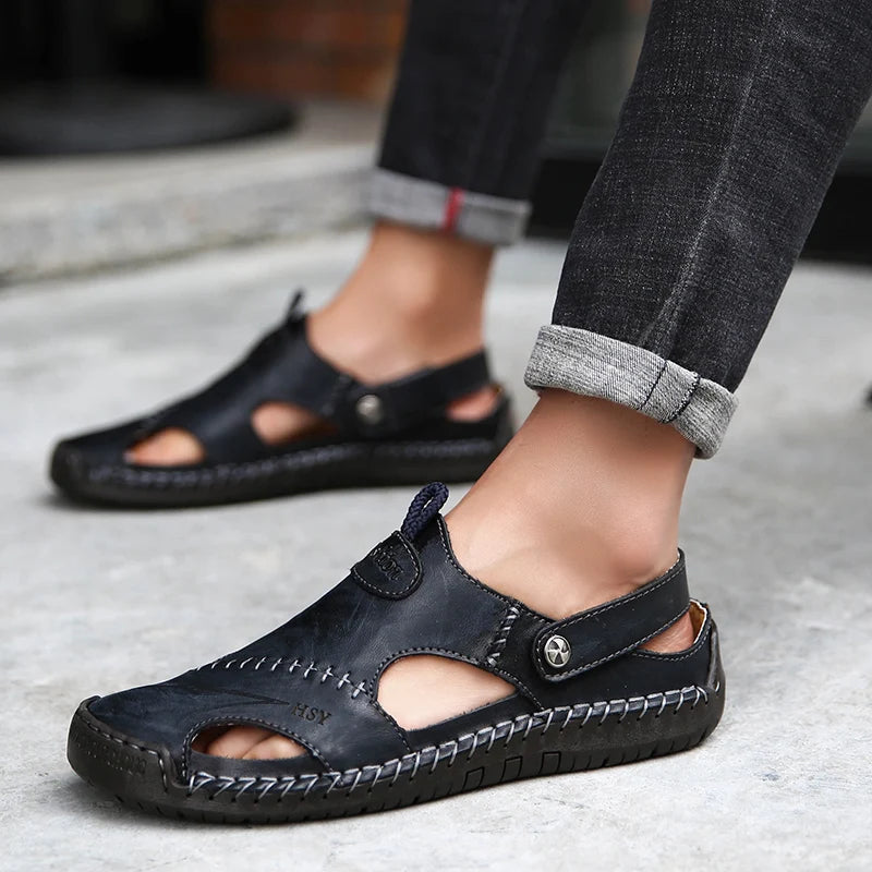 Orthopedic Leather Sandals | Tepsi