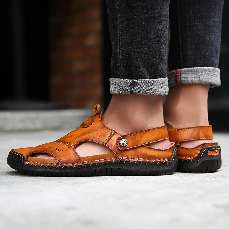 Orthopedic Leather Sandals | Tepsi