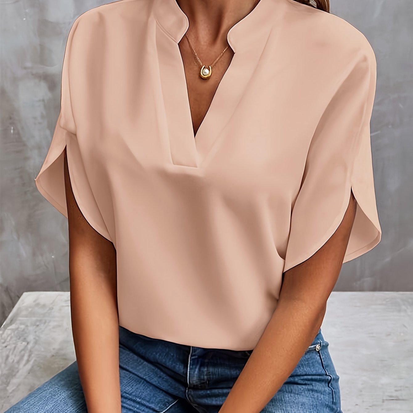 Beth | Flared Sleeve Blouse