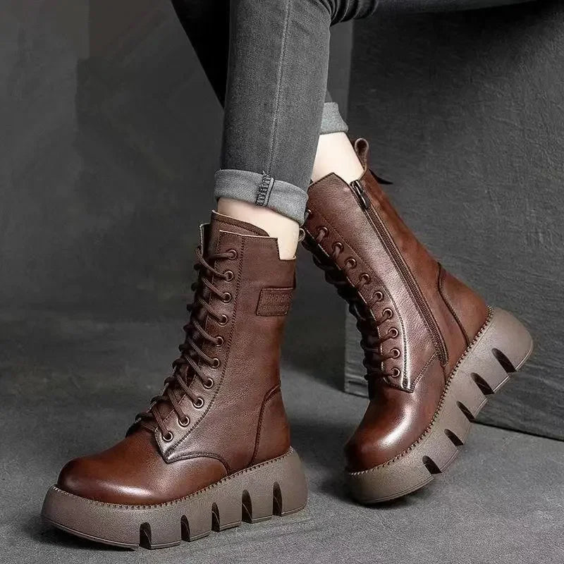 Ultra Comfortable & Warm Leather Boots | Tepsi