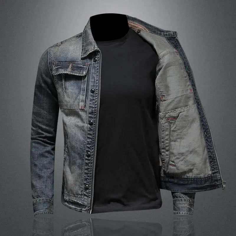 Carl Retro Denim Jacket | Tepsi